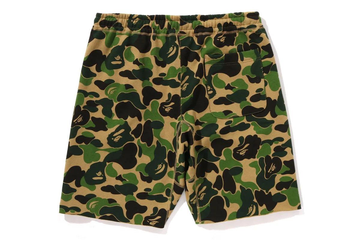 APE X READYMADE ABC CAMO EAGLE WIDE SWEAT SHORTS