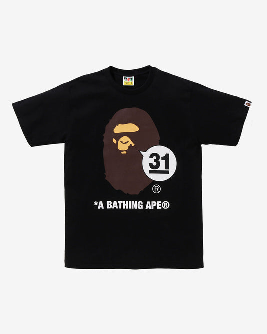 Ape 31st Anniversary Ape Head Tee Black