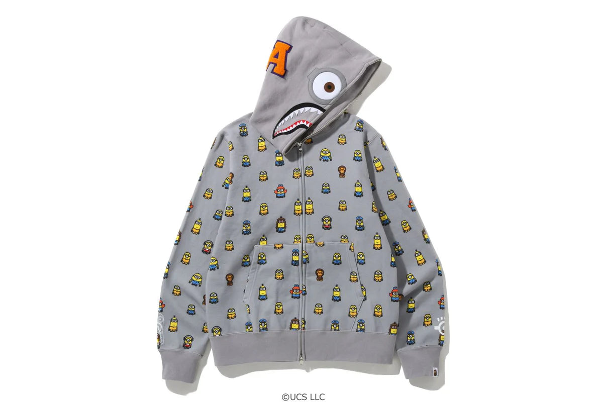 APE® X MINIONS SHARK FULL ZIP HOODIE