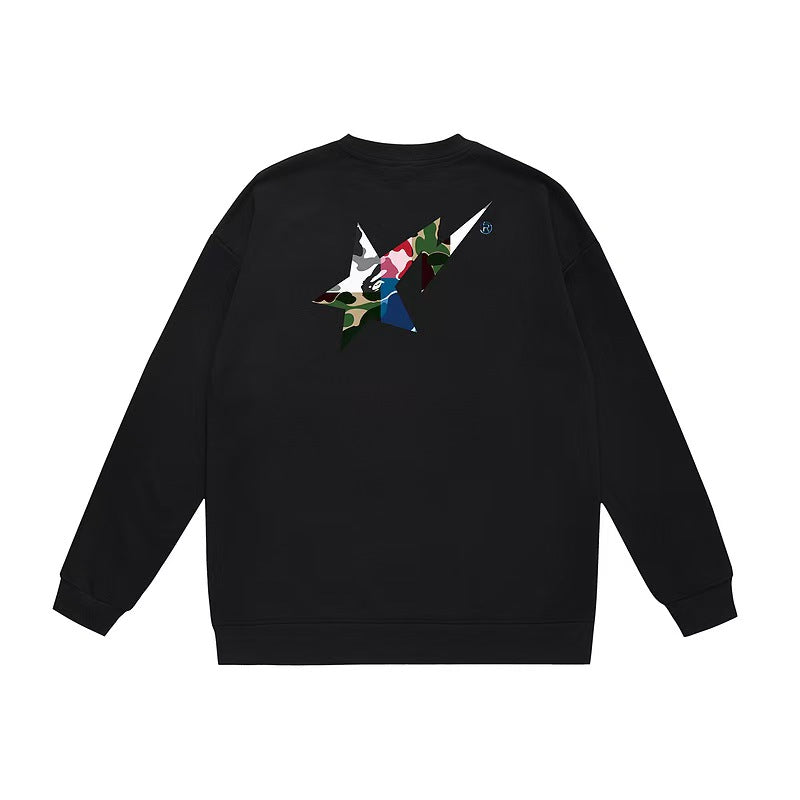 COLLEGE PUFFY RELAXED FIT PULLOVER HOODIE