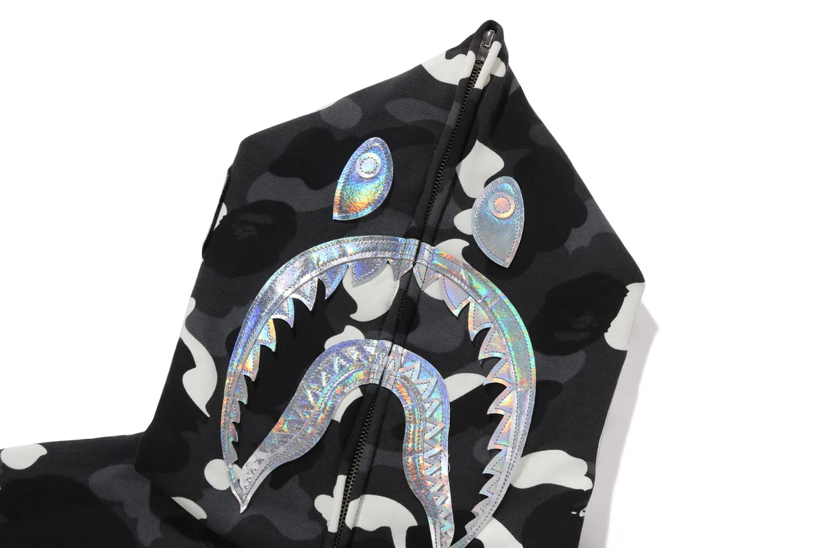 CITY CAMO SHARK FULL ZIP HOODIE
