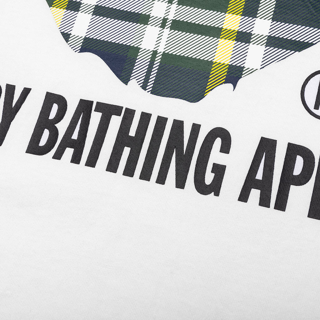 ape Check By Bathing Ape Tee - White