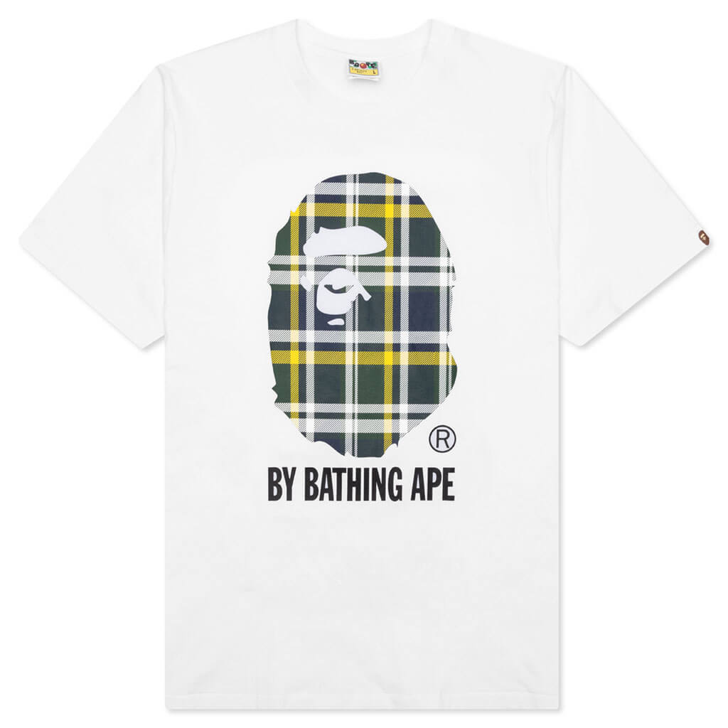 ape Check By Bathing Ape Tee - White