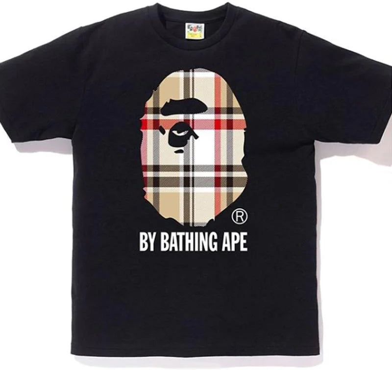 APE A Bathing Ape Check by Bathing Tee