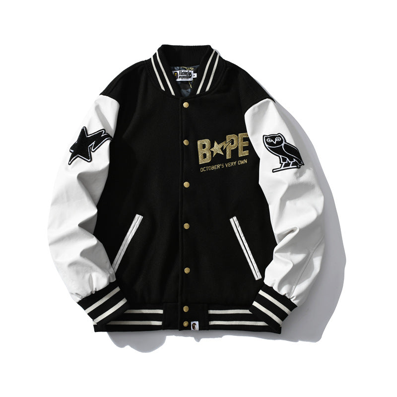APE LOGO TRACK JACKET