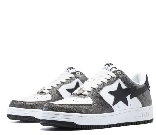 APE Sta Black Snakeskin