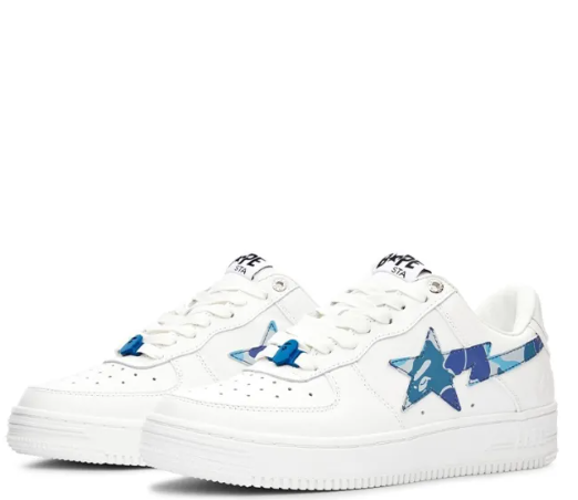 APE Sta Low KAWS White Blue Camo