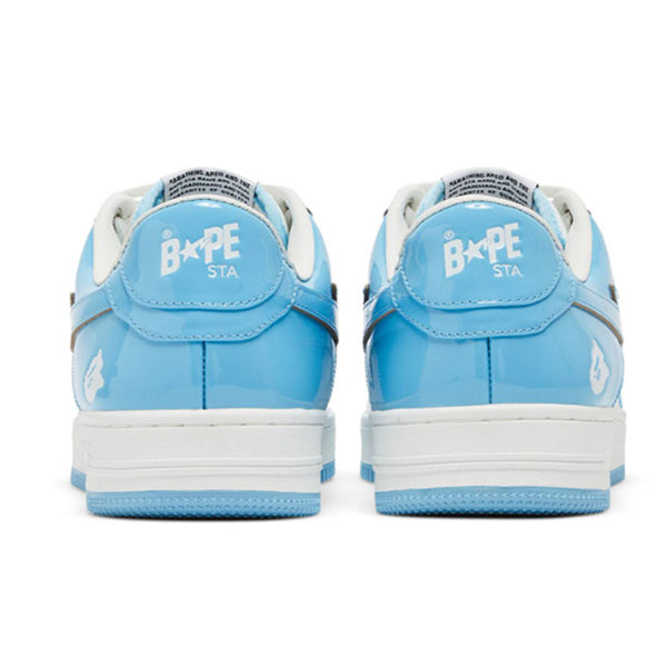 APE A BATHING APE Bape Sta Patent Leather Blue White