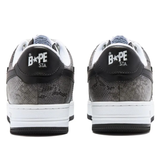 APE Sta Black Snakeskin