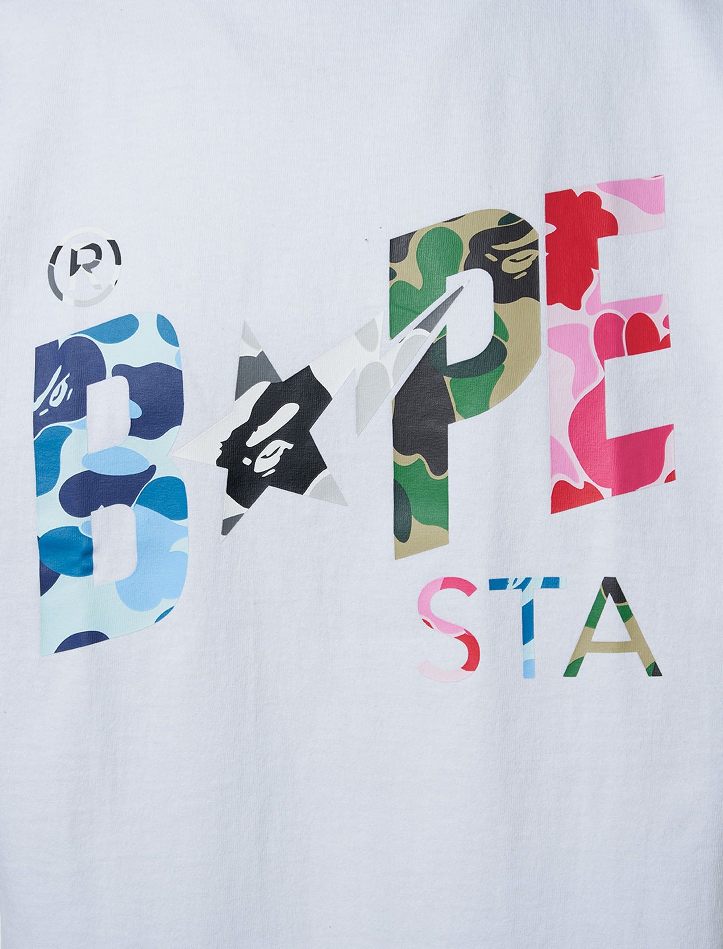 CAMO CRAZY BAPE TEE