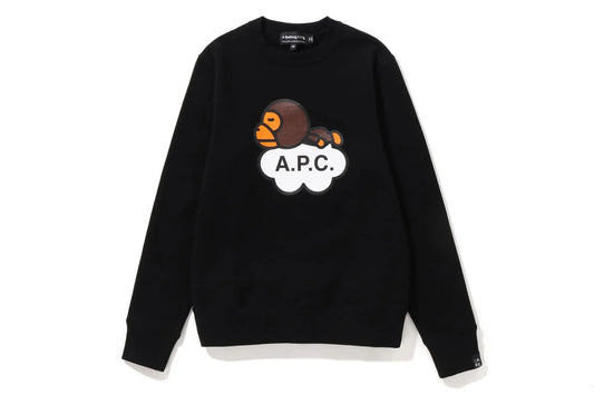 APE® X A.P.C. MILO WIDE CREWNECK