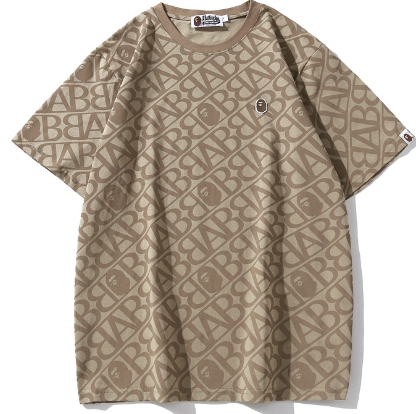 Men Short Sleeve T-Shirt Military Print Tee