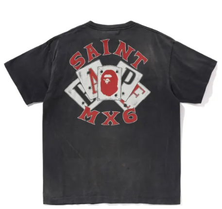 APEX SAINT Mxxxxxx Co-branded Series T-shirt Unisex Dark Grey