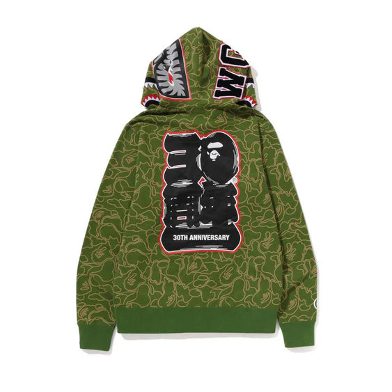 APE MENS 30TH ANNIVERSAY ZIP HOODIE