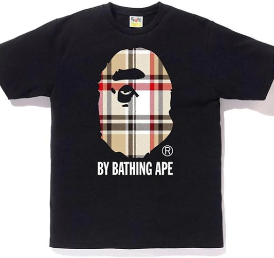 APE A Bathing Ape Check by Bathing Tee