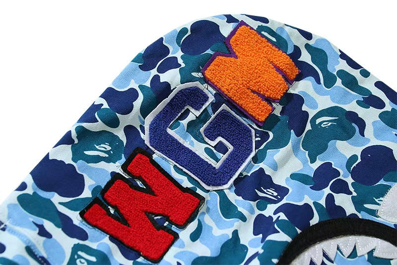 APE ABC Camo Shark Full Zip Hoodie