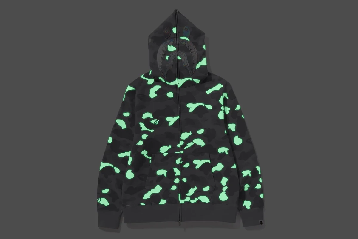 CITY CAMO SHARK FULL ZIP HOODIE